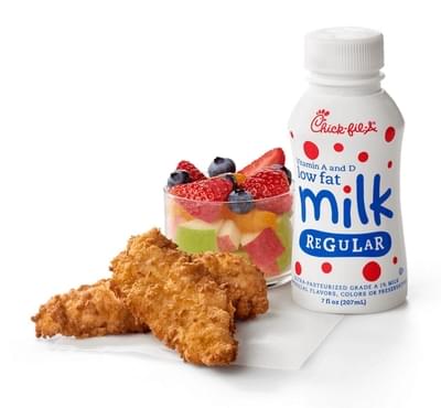 Chick-fil-A 2 Piece Chick-n-Strips Kid's Meal Nutrition Facts