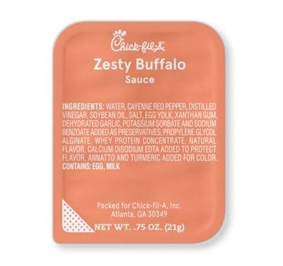Chick-fil-A Zesty Buffalo Sauce Nutrition Facts