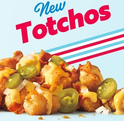 Sonic Small Totchos Nutrition Facts