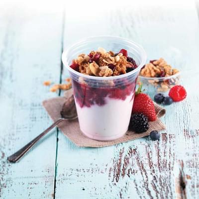 Tim Hortons Strawberry Greek Yogurt with Berries & Granola Nutrition Facts