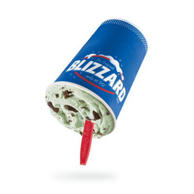 Dairy Queen Small Girl Scout Thin Mint Blizzard Nutrition Facts