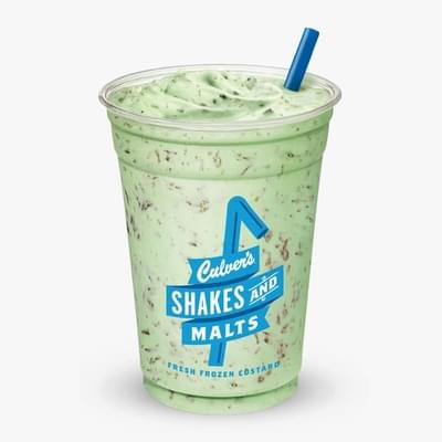 Culvers Tall Mint Chip Shake Nutrition Facts
