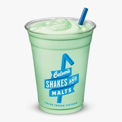 Culvers Short Mint Shake Nutrition Facts