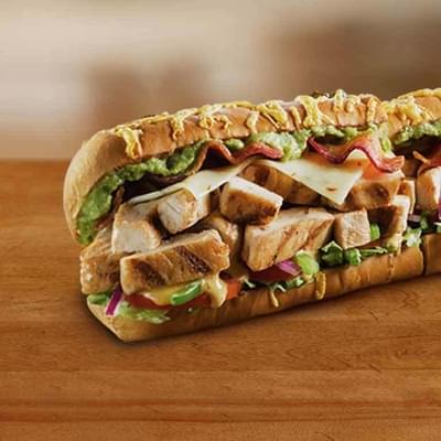 Subway Footlong Southwest Chicken Club Sandwich Nutrition Facts