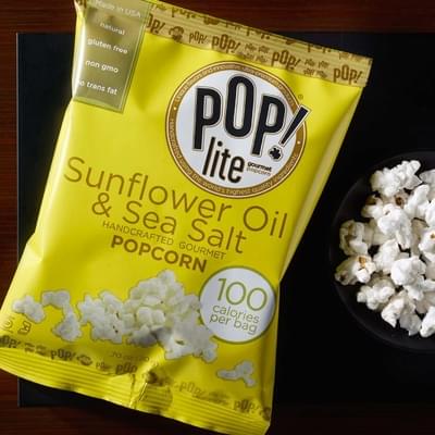 Starbucks Pop Lite Sunflower Oil & Sea Salt Popcorn Nutrition Facts