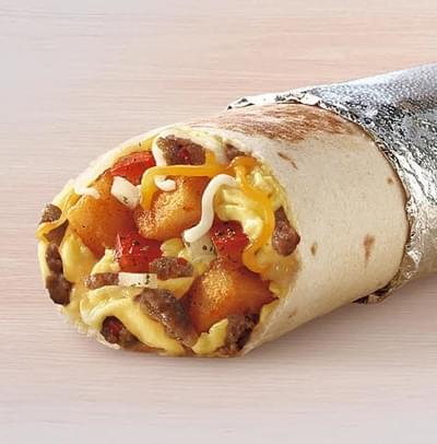 Taco Bell Bacon Grande Toasted Breakfast Burrito Nutrition Facts