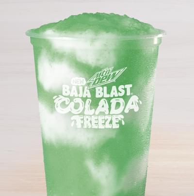 Taco Bell Baja Blast Colada Freeze Regular Nutrition Facts