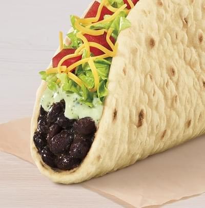 Taco Bell Loaded Black Bean Flatbread Taco Nutrition Facts