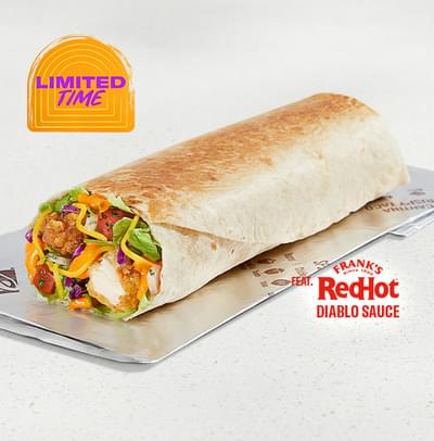 Taco Bell Frank's RedHot Diablo Crispy Chicken Burrito Nutrition Facts