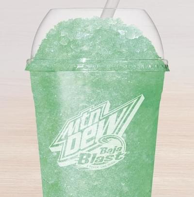 Taco Bell Large Mountain Dew Baja Blast Freeze Nutrition Facts