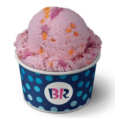 Baskin-Robbins Small Scoop Cotton Candy Crackle Ice Cream Nutrition Facts