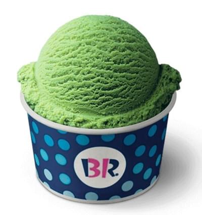 Baskin-Robbins Small Scoop Green Tea Ice Cream Nutrition Facts