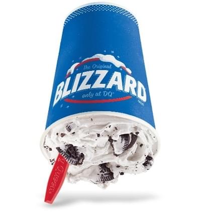 Dairy Queen Small Oreo Blizzard Nutrition Facts