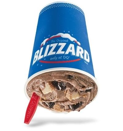 Dairy Queen Brownie Dough Blizzard Nutrition Facts