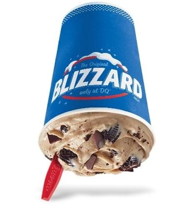 Dairy Queen Large Oreo Mocha Fudge Blizzard Nutrition Facts