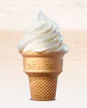 Burger King Soft Serve Ice Cream Cone Nutrition Facts
