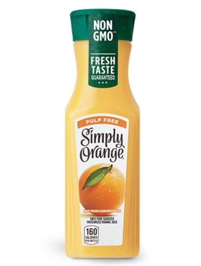 Del Taco Simply Orange Juice Nutrition Facts