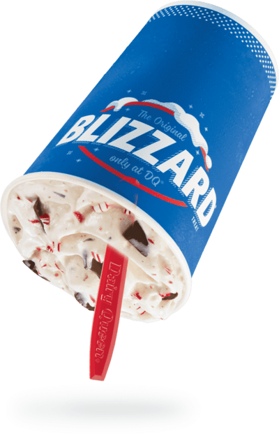 Dairy Queen Small Candy Cane Chill Blizzard Nutrition Facts