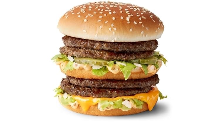 nutrition information for a big mac meal