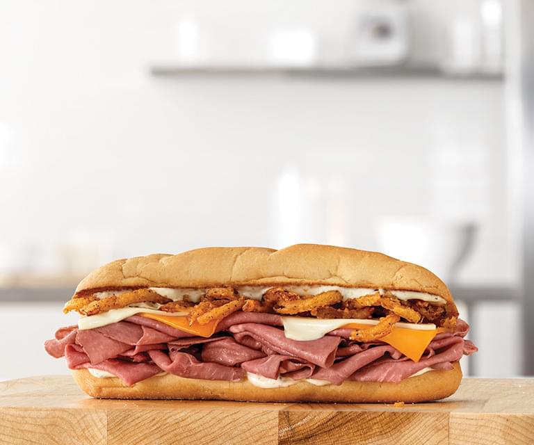 Arby's Three Cheese Roast Beef Sandwich Nutrition Facts