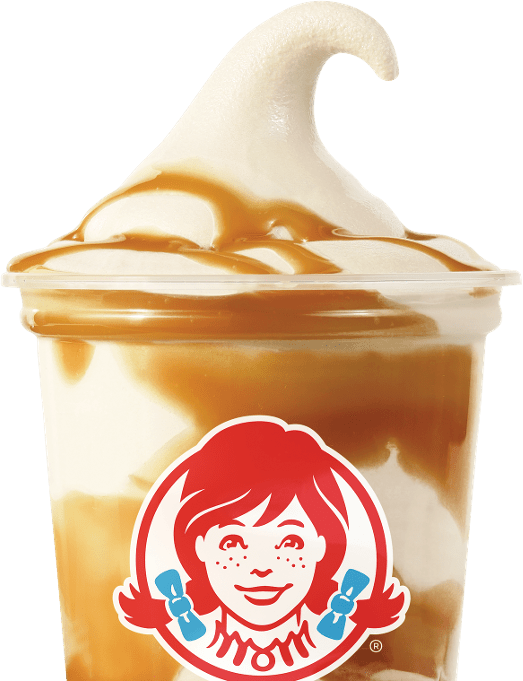 Wendy's Caramel Vanilla Frosty Swirl