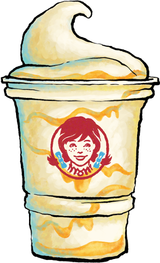 Wendy's Pineapple Under the Sea Frosty