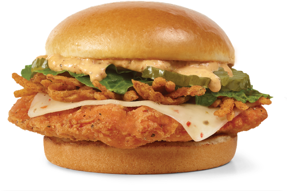 Wendy's Cajun Crunch Spicy Chicken Sandwich