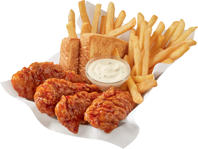 Dairy Queen Sweet Chili Sauced & Tossed Chicken Strip Basket