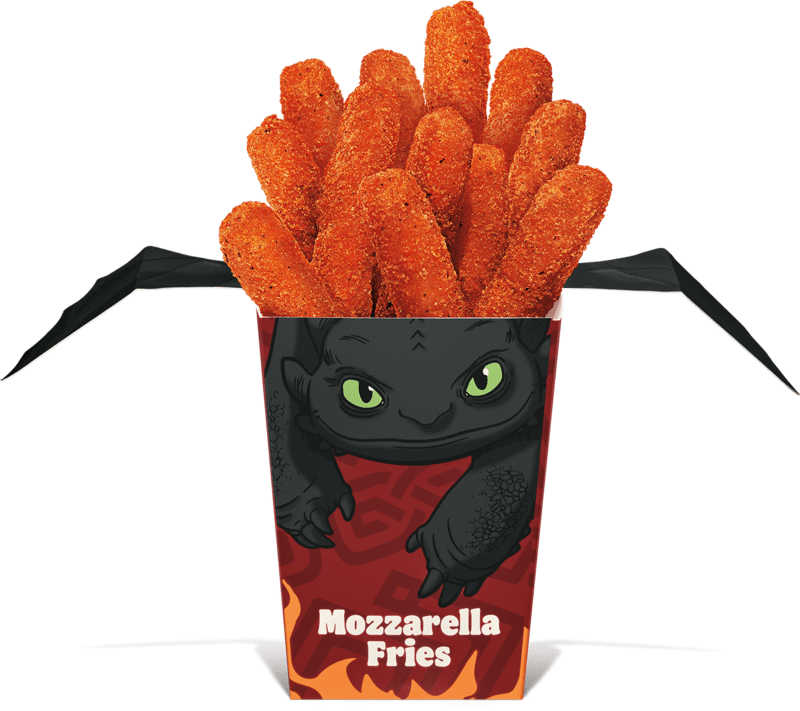 Burger King Fiery Dragon Mozzarella Fries