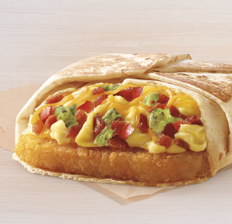 Taco Bell Breakfast California Crunchwrap