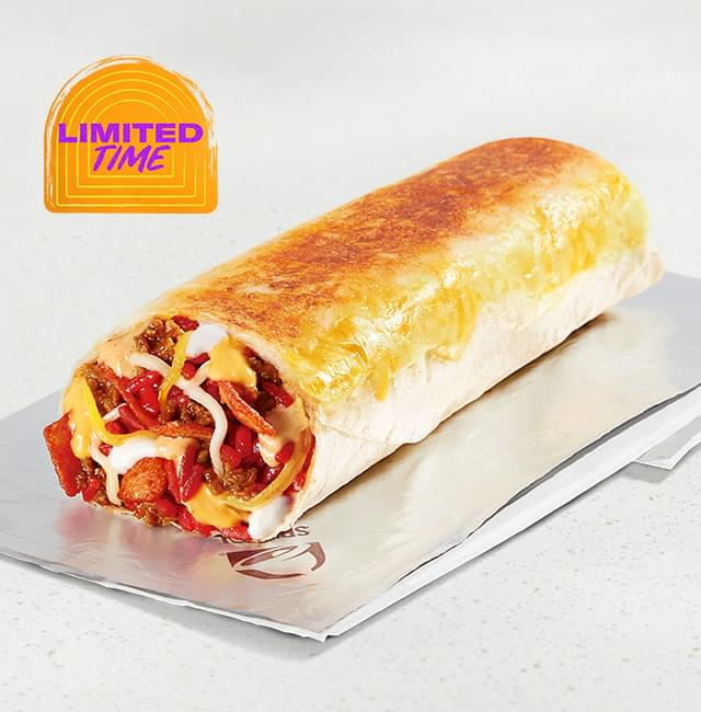 Taco Bell Fritos Flamin' Hot Grilled Cheese Burrito