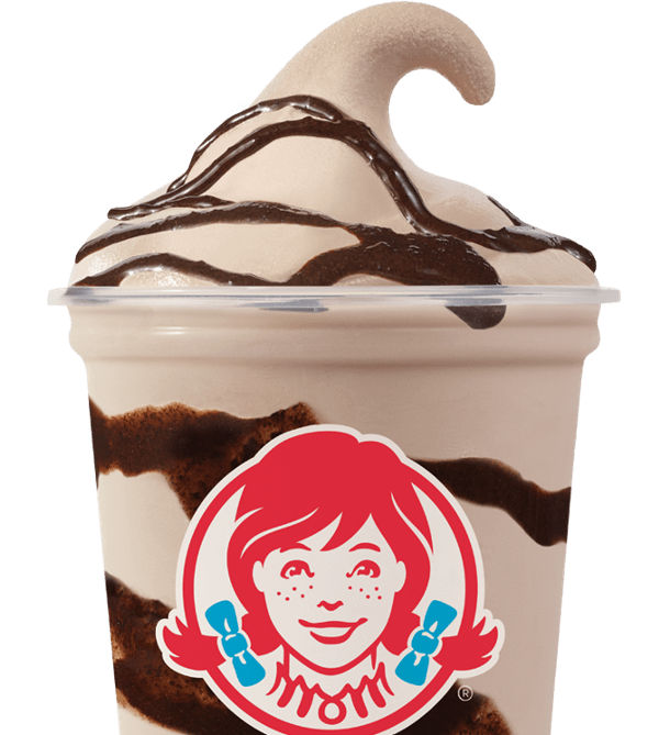 Wendy's Thin Mint Chocolate Frosty