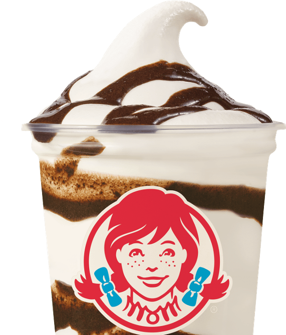 Wendy's Thin Mint Vanilla Frosty