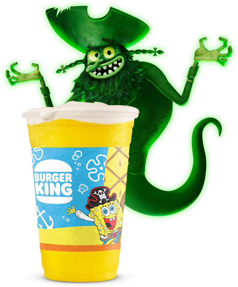 Burger King Small Pirates Frozen Pineapple Float