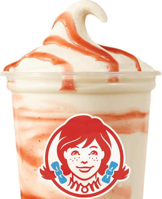 Wendy's Strawberry Vanilla Frosty Swirl