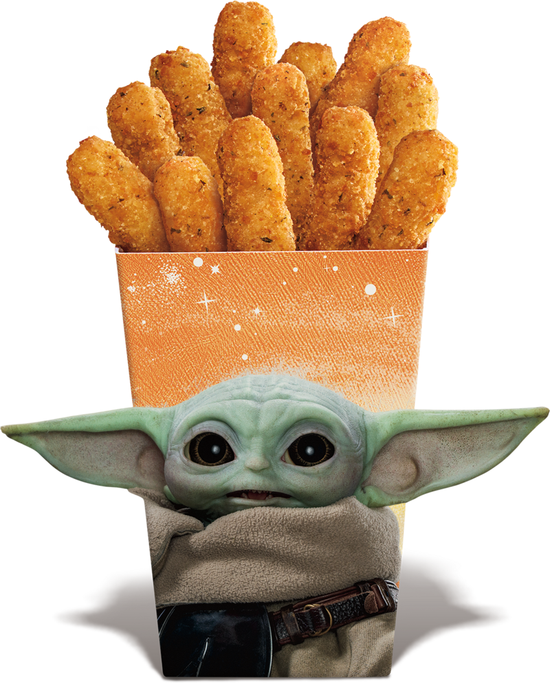 Burger King Grogu's Garlic Chicken Fries