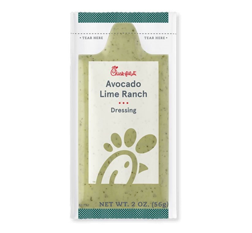 ChickfilA Avocado Lime Ranch Dressing Nutrition Facts
