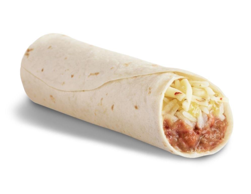 Del Taco Jacked Up Value Bean, Rice & Cheese Burrito Nutrition Facts