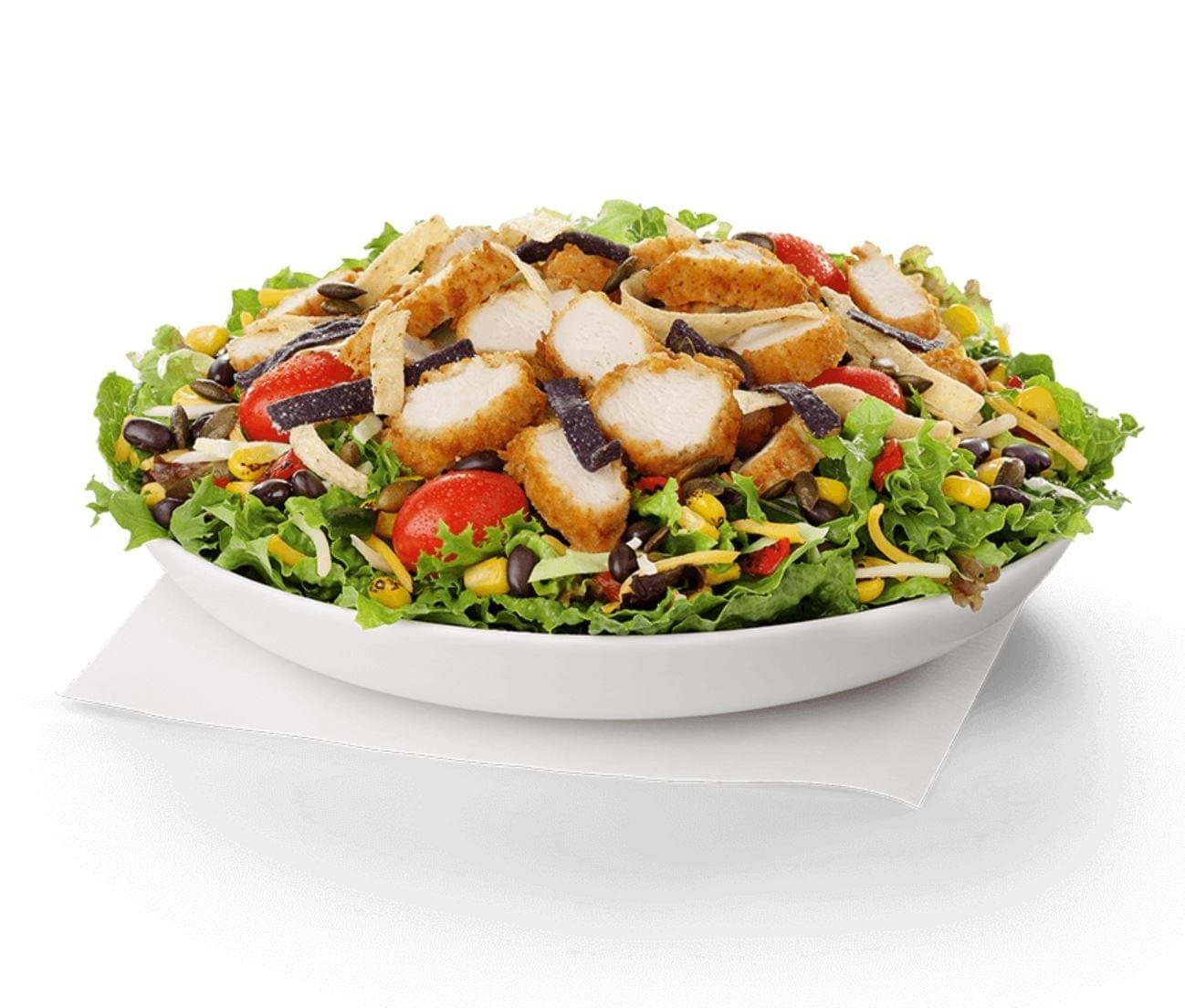 Chick-fil-A Spicy Southwest Salad with Chicken Nuggets Nutrition Facts