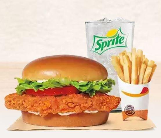 Burger King Spicy Chicken Sandwich Plain Calories Napsahaland