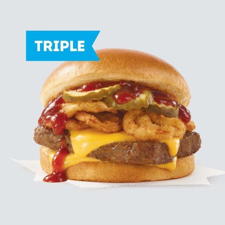 Wendy's Triple Barbecue Cheeseburger Nutrition Facts