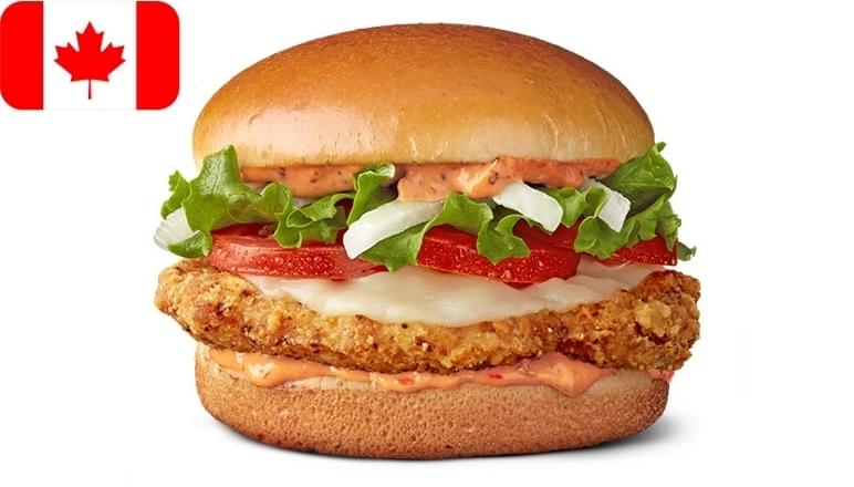 McDonald's Crispy Tomato Mozzarella Chicken Sandwich Nutrition Facts