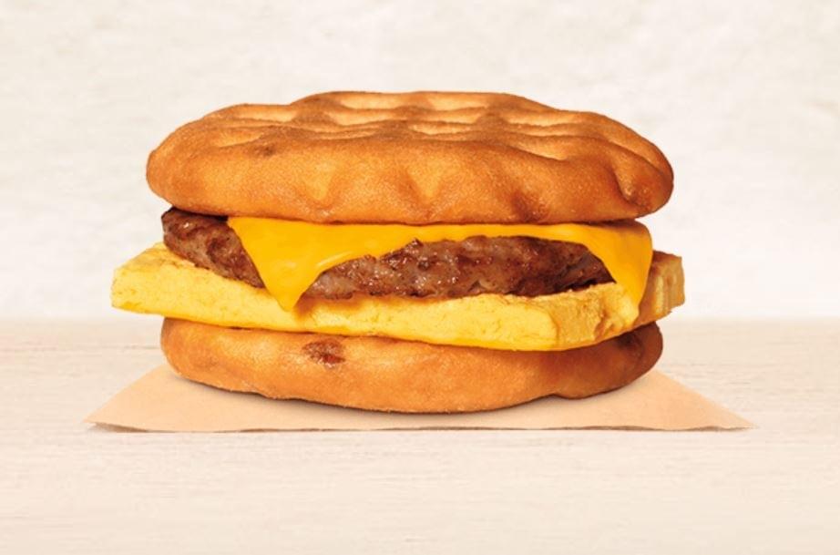 Burger King Sausage, Egg & Cheese Maple Waffle Sandwich Nutrition Facts