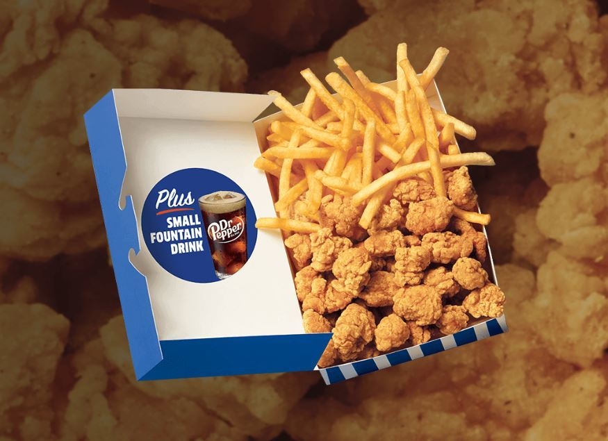 Jack in the Box Classic Popcorn Chicken Box Nutrition Facts