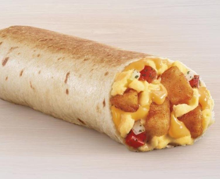 Taco Bell Cheesy Toasted Breakfast Burrito Nutrition Facts