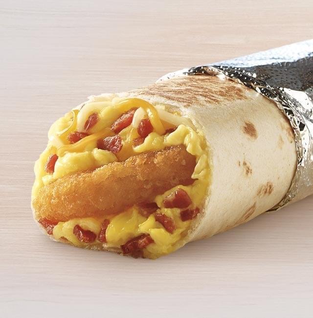 Taco Bell Sausage Hash Brown Toasted Breakfast Burrito Nutrition Facts