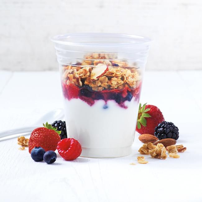 Tim Hortons Vanilla Greek Yogurt with Berries & Granola Nutrition Facts