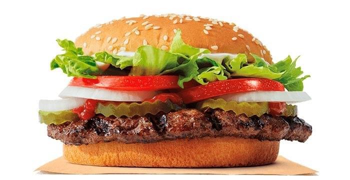Burger King Whopper w/ Cheese Nutrition Facts