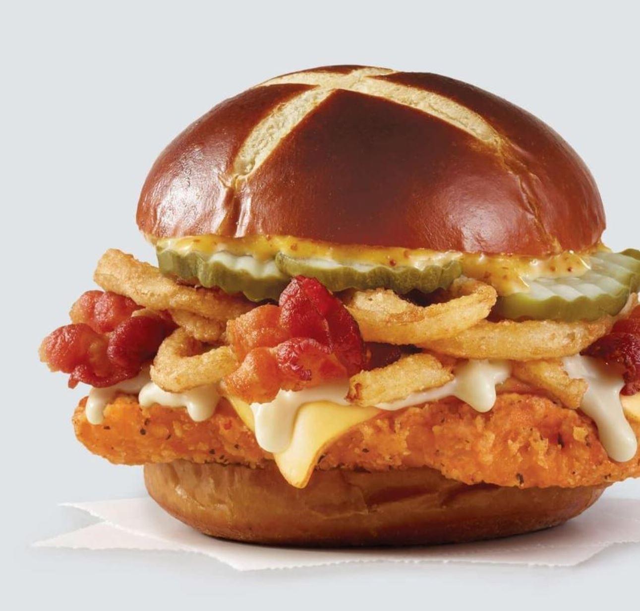 Wendy s Spicy Pretzel Pub Chicken Sandwich Nutrition Facts