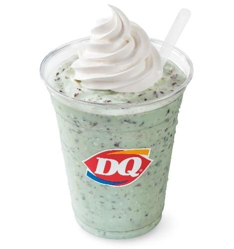 Dairy Queen Small Mint Chip Shake Nutrition Facts